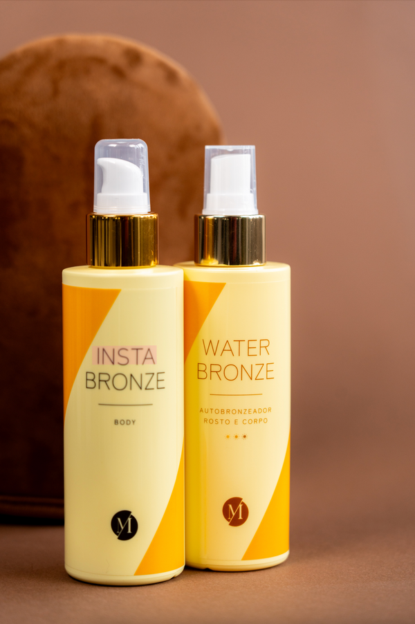 KIT PERFECT BRONZE - INSTA BRONZE + WATER BRONZE + LUVA