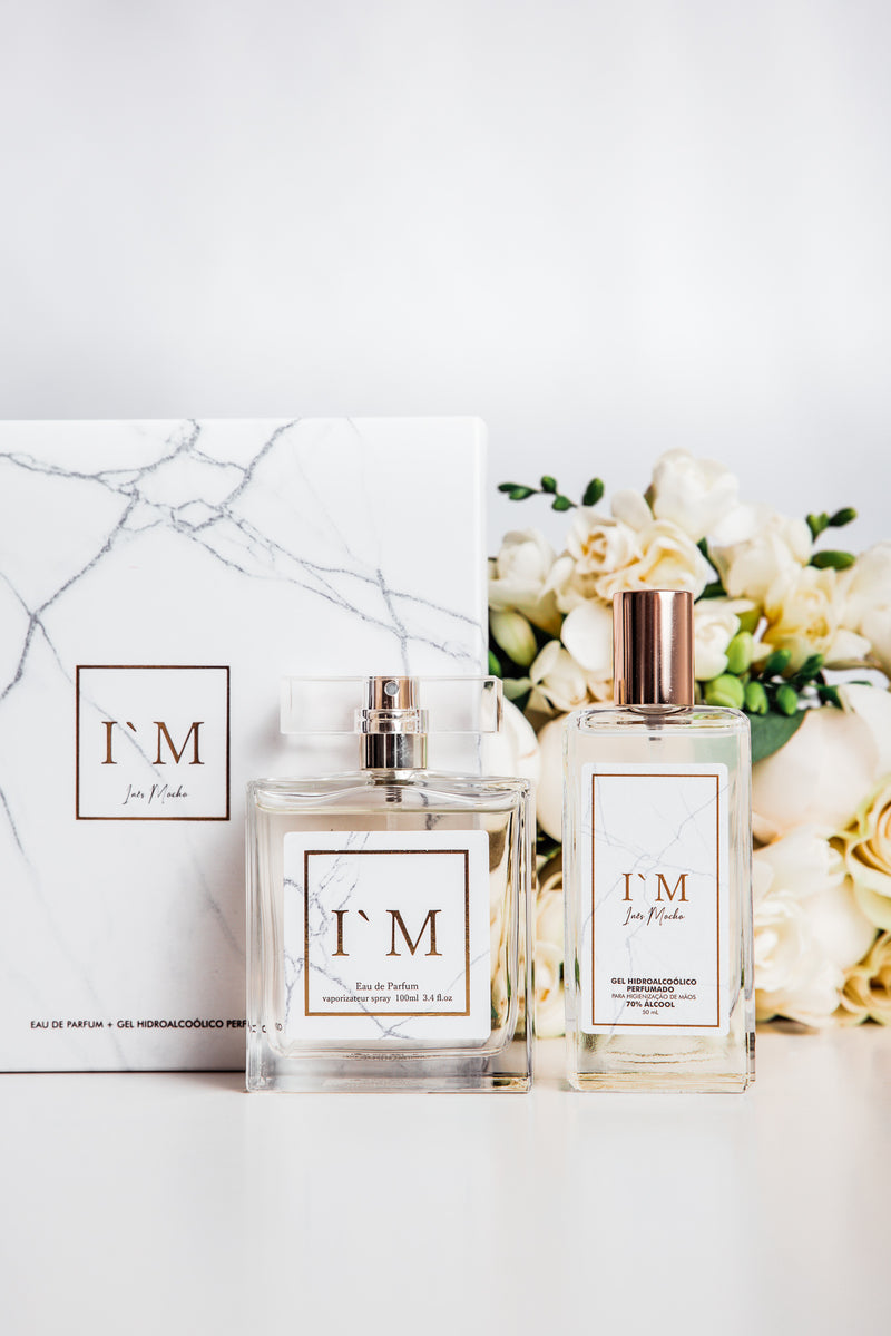 Coffret I'M | Perfume 100ml + Gel Hidroalcoólico